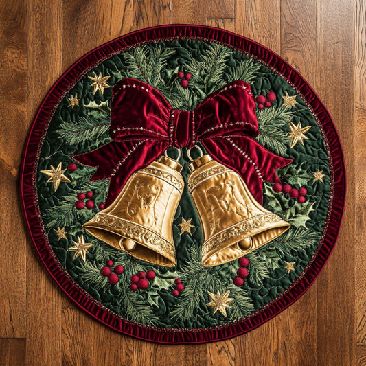 Festive Glow CW0809048CL Quilted Round Mat