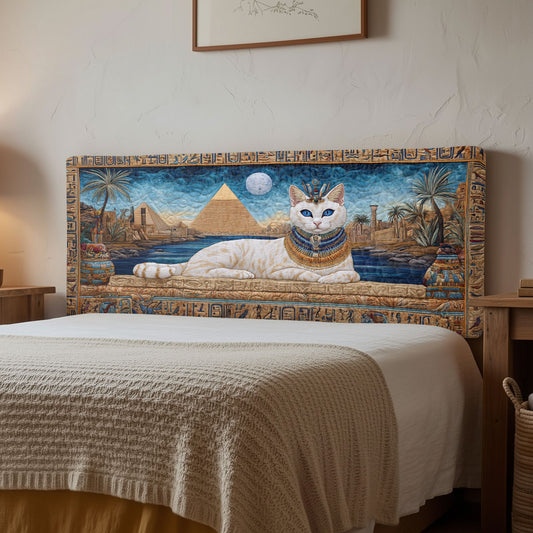 Pharaoh Cat CW2312021CL Quilted Headboard Slipcover