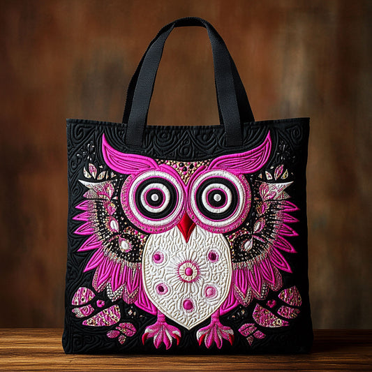 Mystic Owl CW2909015CL Quilted Tote Bag