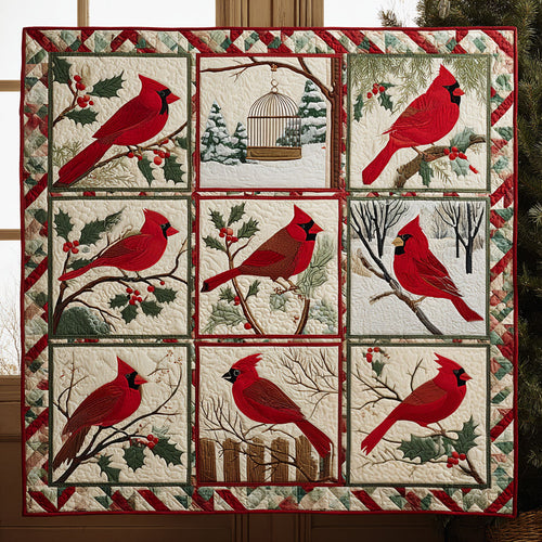 Cozy Cardinal CW0711007CL Quilt