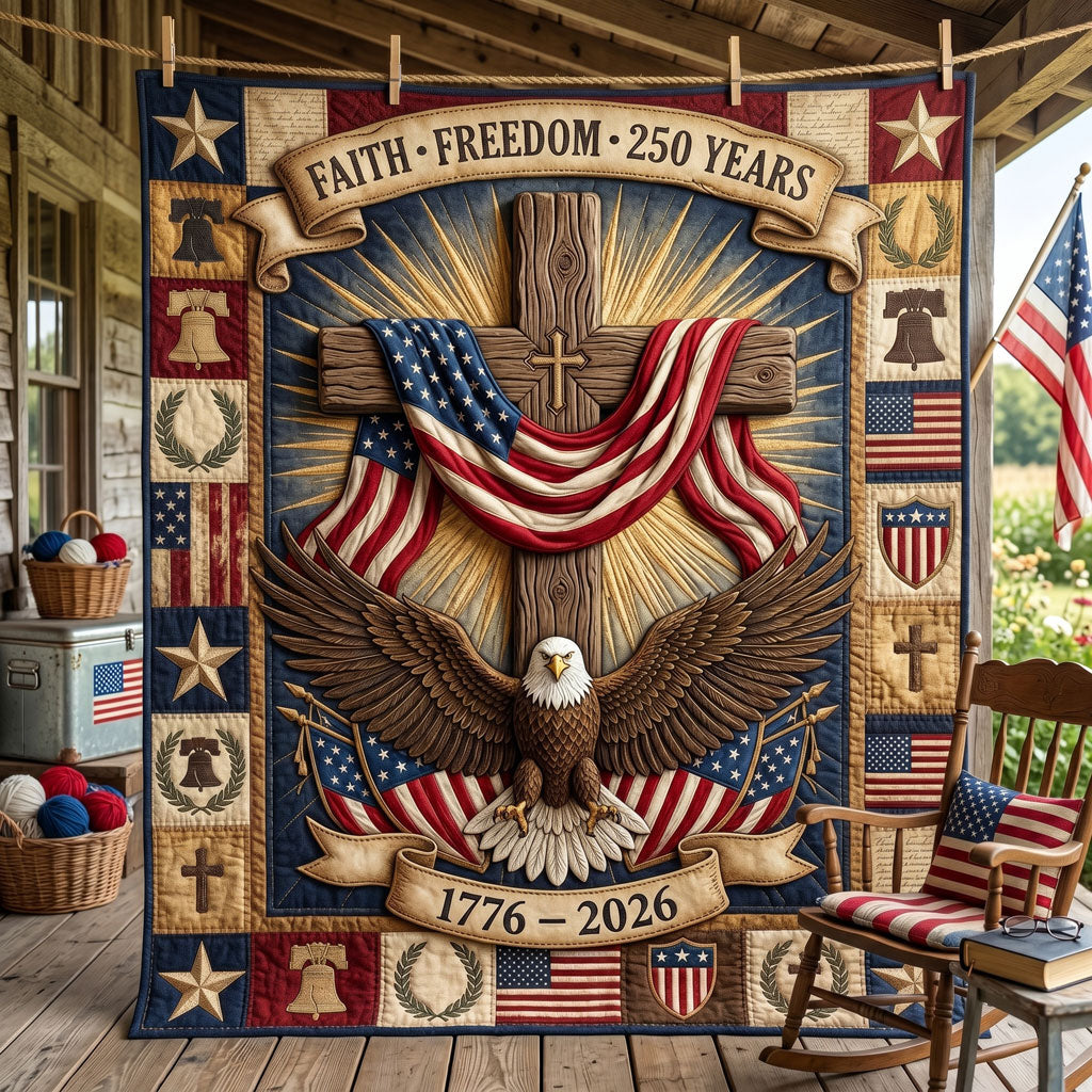 Liberty And Faith 250th Anniversary WN2605009CL Quilt