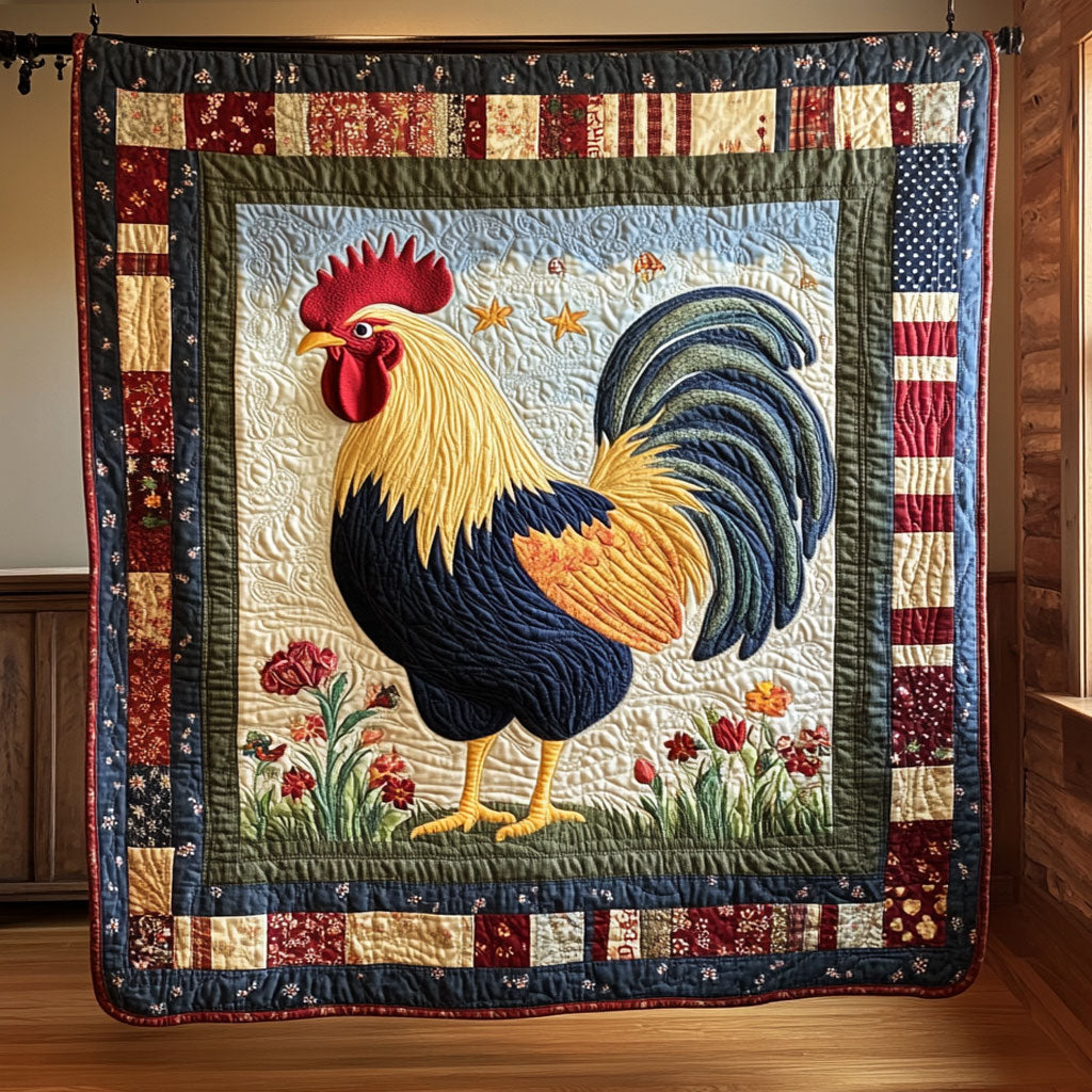 A Rooster Domain WY2708007CL Quilt