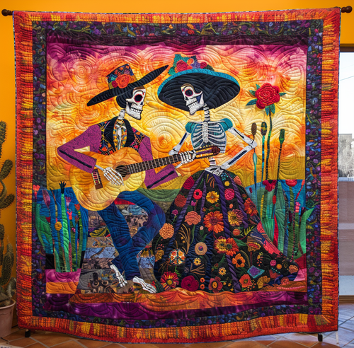 Day Of The Dead WJ0611012CL Quilt