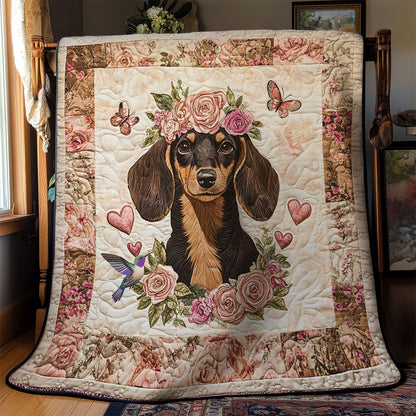 Dachshund Love WN2412011CL Quilt