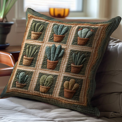 Vintage Cactus WJ2311048CL Quilt Pillow Case