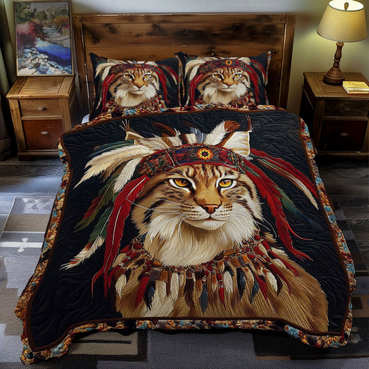 Native American Cat WY2911092CL Duvet Cover Set