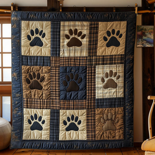 Plaid Paws WY0703036CL Quilt