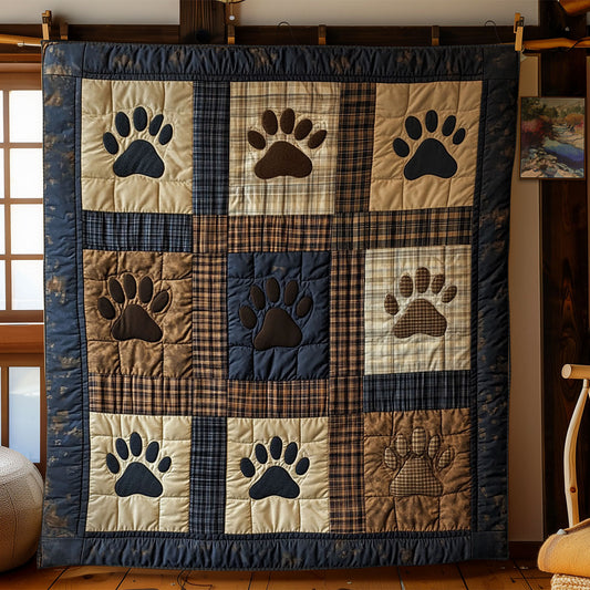 Plaid Paws WY0703036CL Quilt
