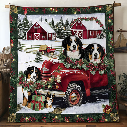 Santa's Bernese Truck WN2709063CL Quilt