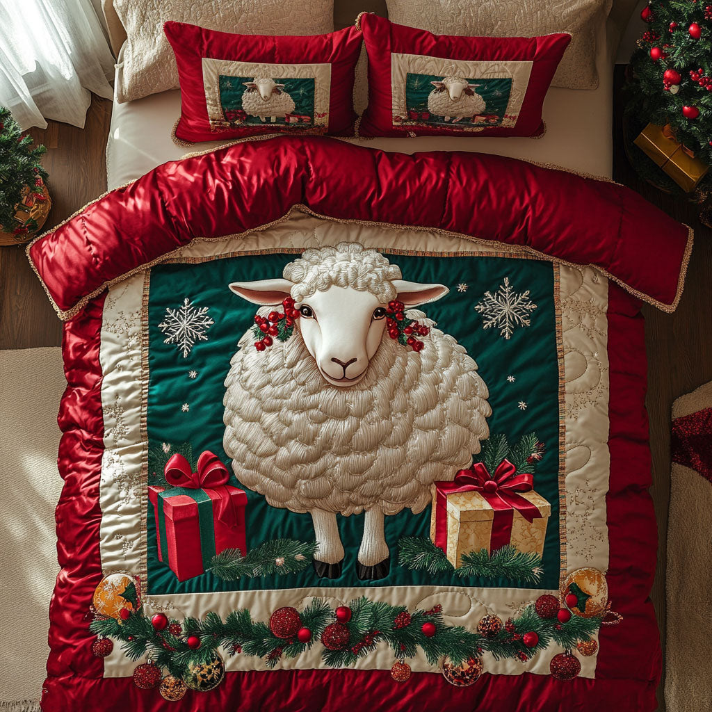 Snow Gift Sheep WN3010058CL Duvet Cover Set