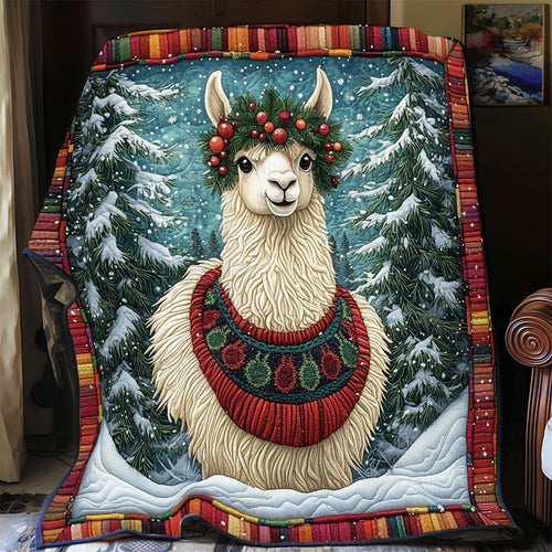 Christmas Llama CP1711060CL Quilt