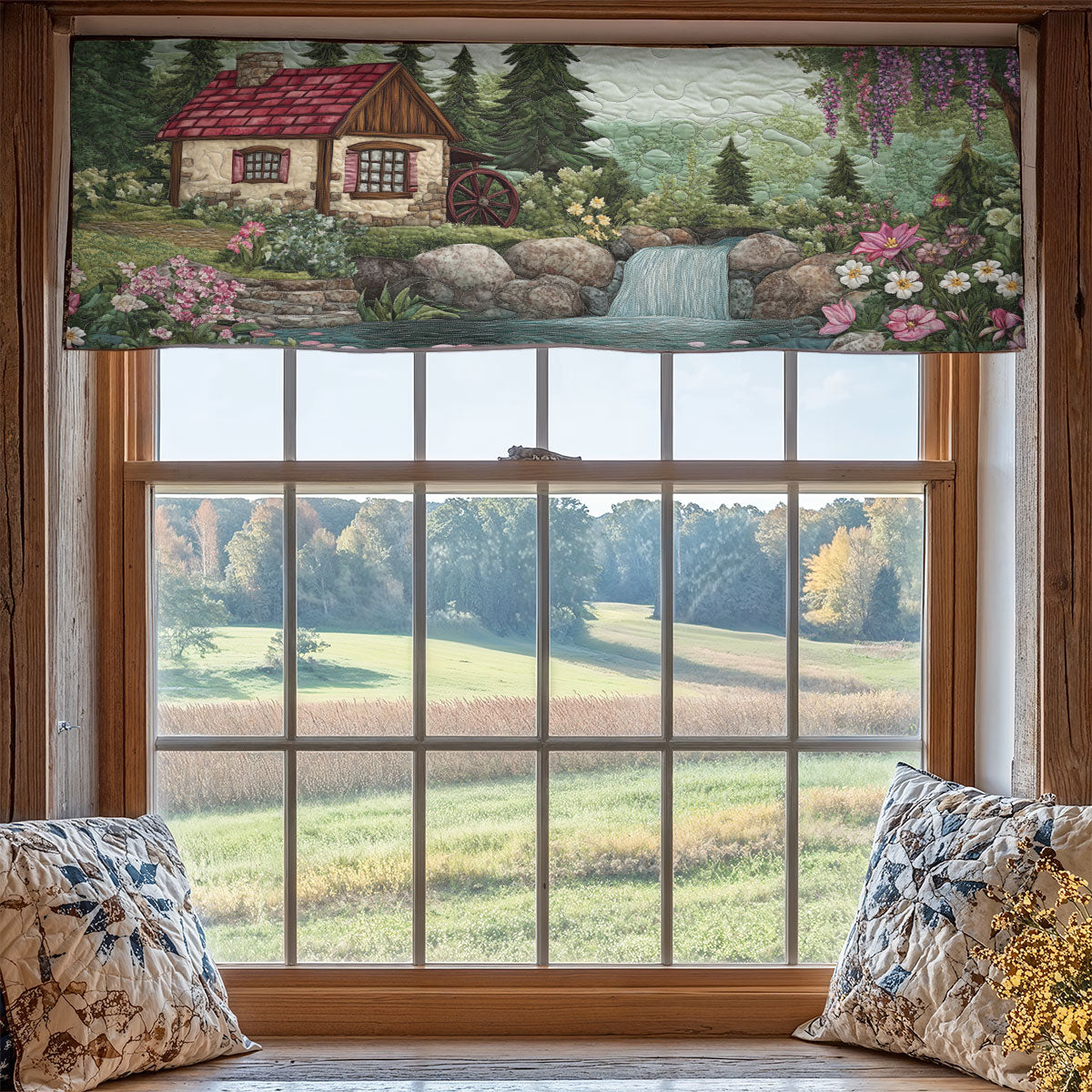 Mystic Village WX1405026CL Quilted Valance