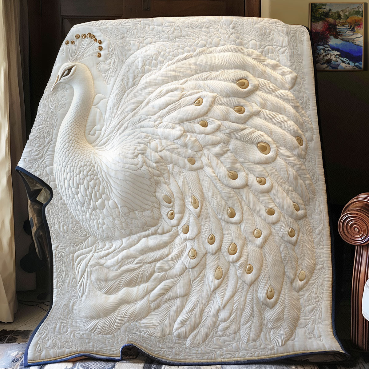 Feathers of Serenity YR0801017CL Quilt
