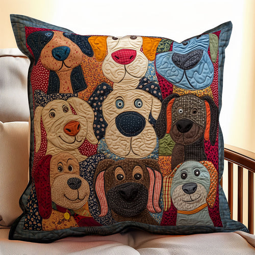 Funny Dog WX0601106CL Quilt Pillow Case