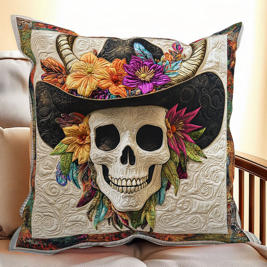 Charming Skull WX0406078CL Quilt Pillow Case
