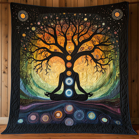 Chakra Tree CP2805056CL Quilt