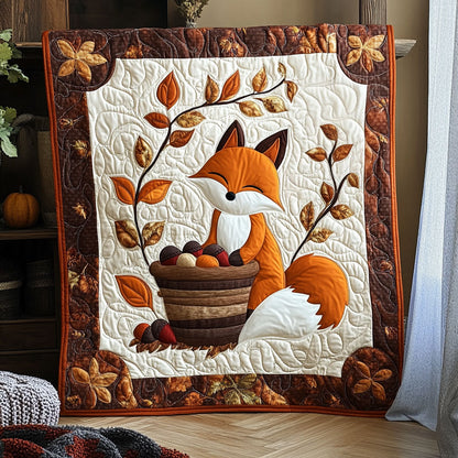 Fox's Acorn Basket DH1709008CL Quilt