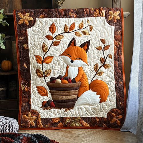 Fox's Acorn Basket DH1709008CL Quilt