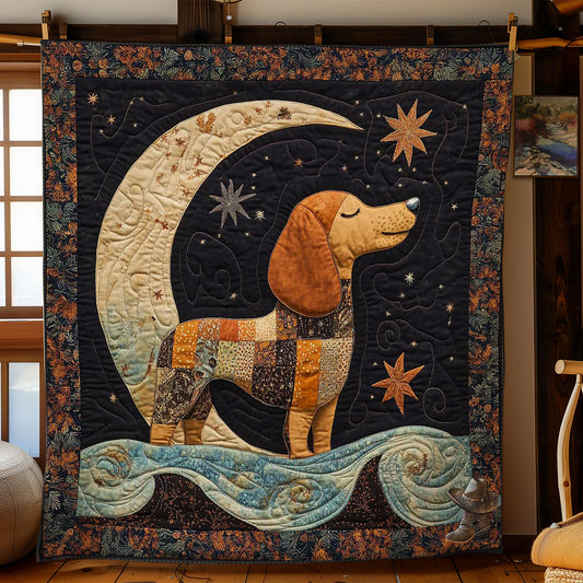 Cosmic Dachshund WN2312022CL Quilt