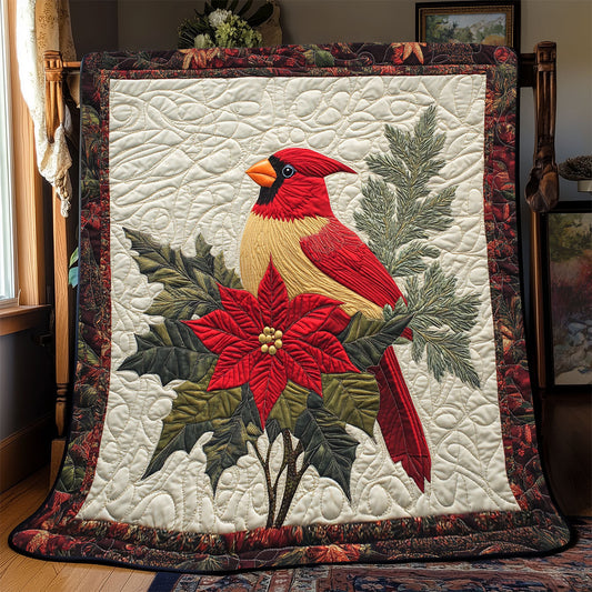 Cardinal Poinsettia WX0303063CL Quilt