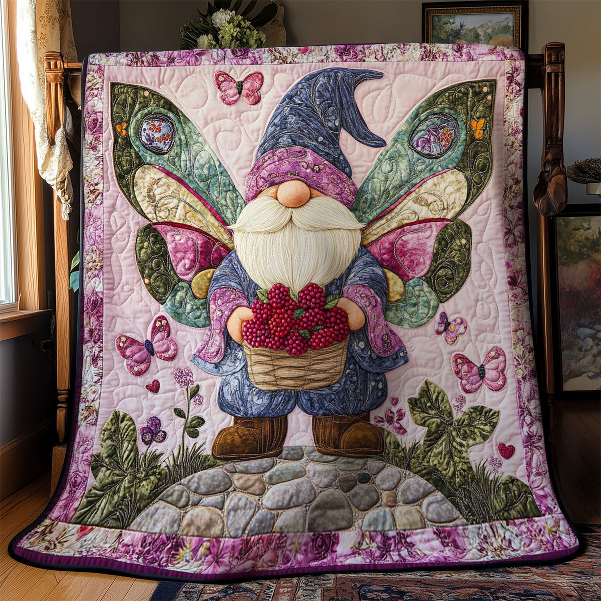 Romantic Gnome WN0801049CL Quilt