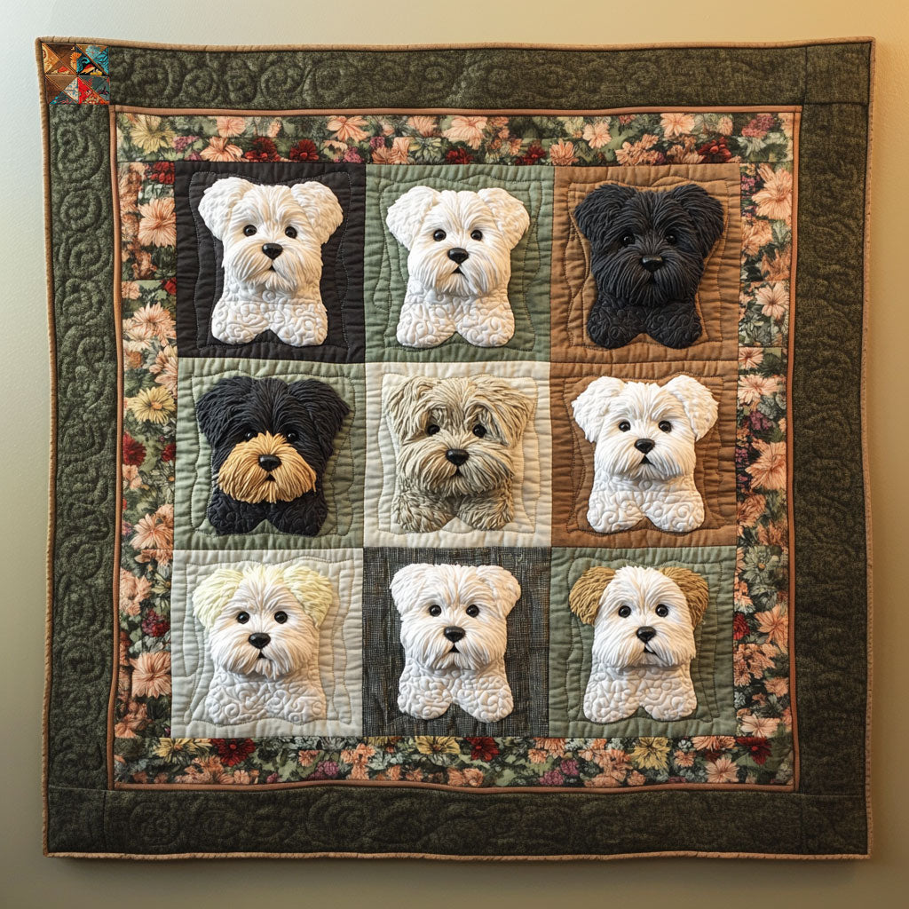 Vintage Havanese WJ0212037CL Quilt