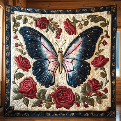 Butterfly and Roses CW0307011CL Quilt