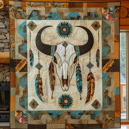 Western Skull Reverence WN1710039CL Quilt