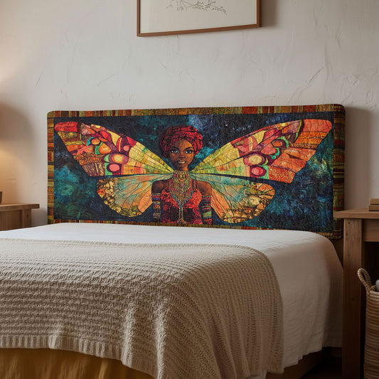 Sacred Black Woman WN2012070CL Quilted Headboard Slipcover
