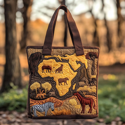 African Majesty WN2309007CL Quilted Tote Bag