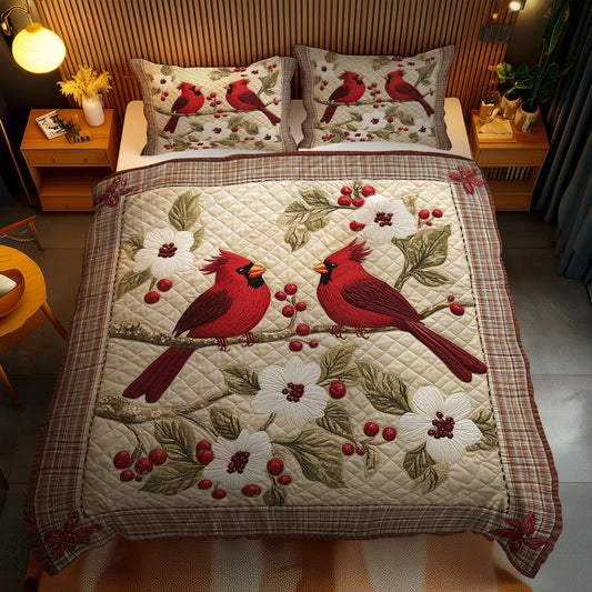 Winter Cardinal WN2102018CL Duvet Cover Set