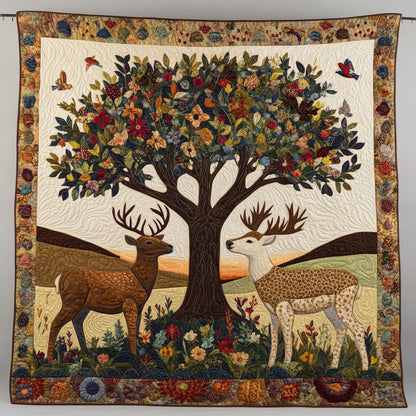 Whimsical Deer WY1108018CL Quilt