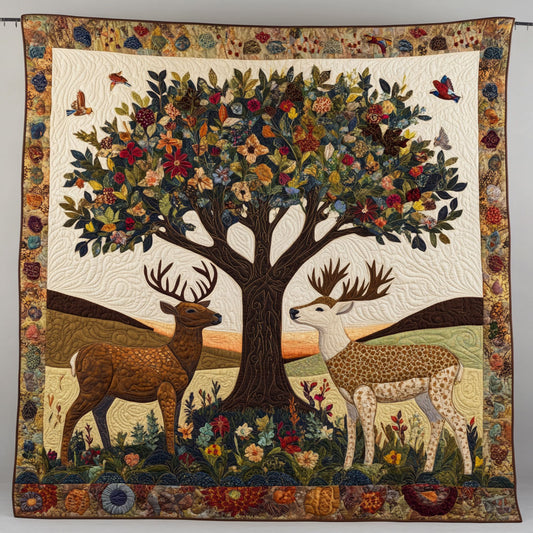 Whimsical Deer WY1108018CL Quilt