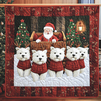 Festive Terriers KL1411006CL Quilt