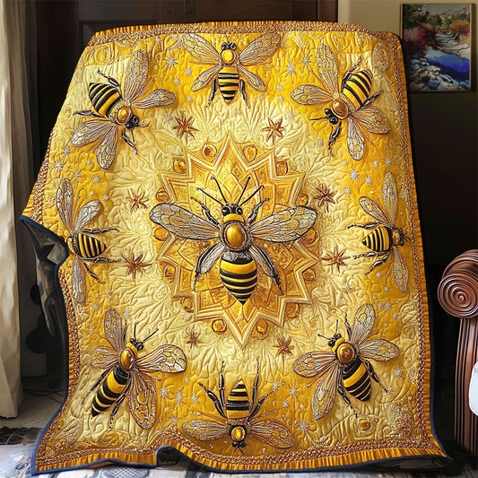 Mandala Bee WY2612031CL Quilt
