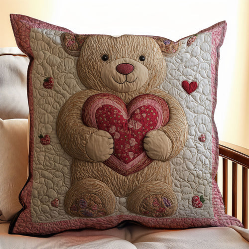 Teddy Bear Valentine WX2201139CL Quilt Pillow Case