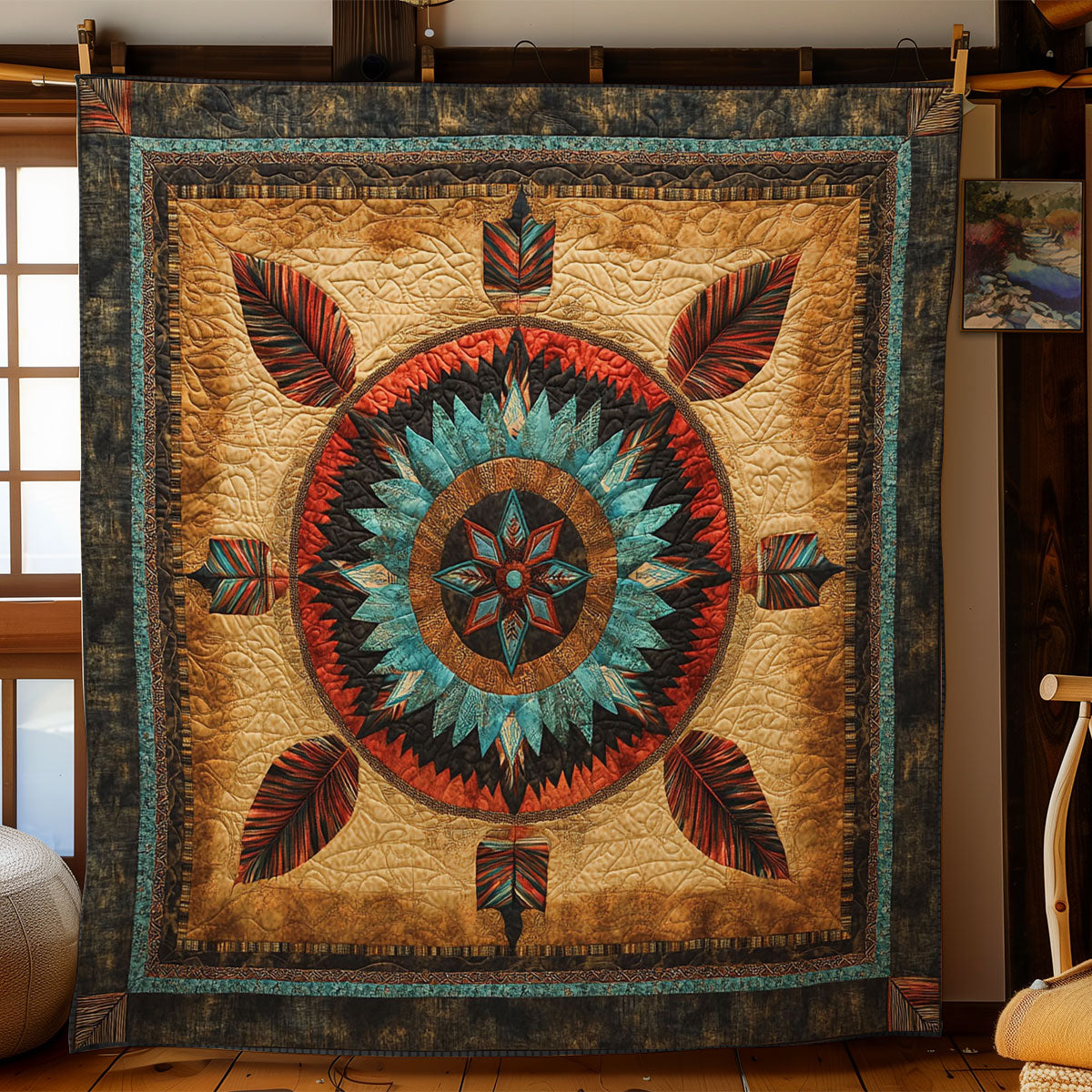 Native Ancestral Mark WN1407084CL Quilt