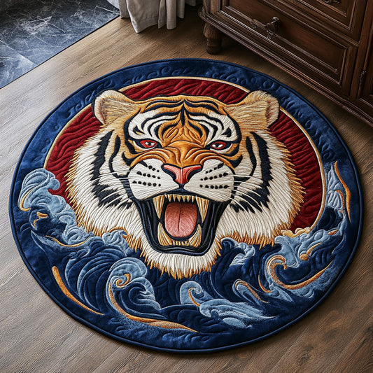 Tiger Roar CP0409022CL Quilted Round Mat