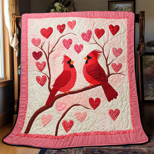 Couple Cardinal WX2401007CL Quilt