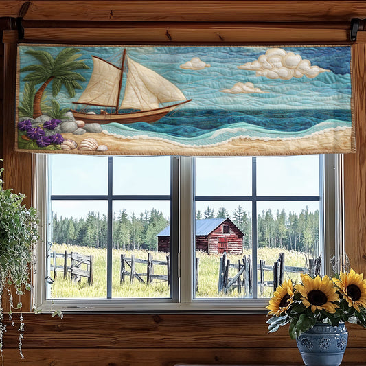 Drift Away WY2304003CL Quilted Valance