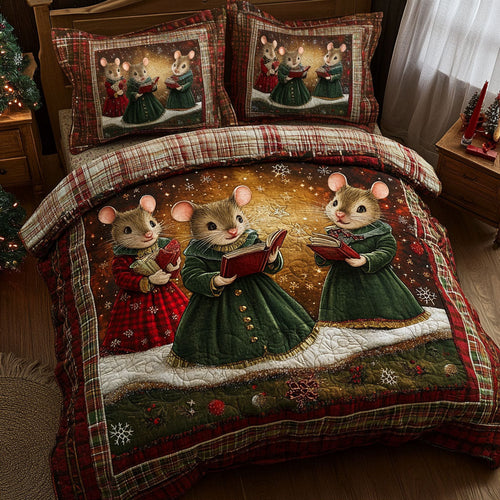 Silent Night Mouse WN1311094CL Duvet Cover Set