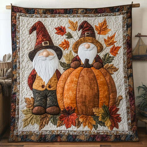 Autumn Harvest Gnome WN3007009CL Quilt