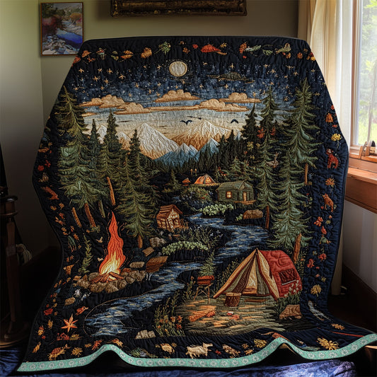 Camping In Forest WX2312009CL Quilt