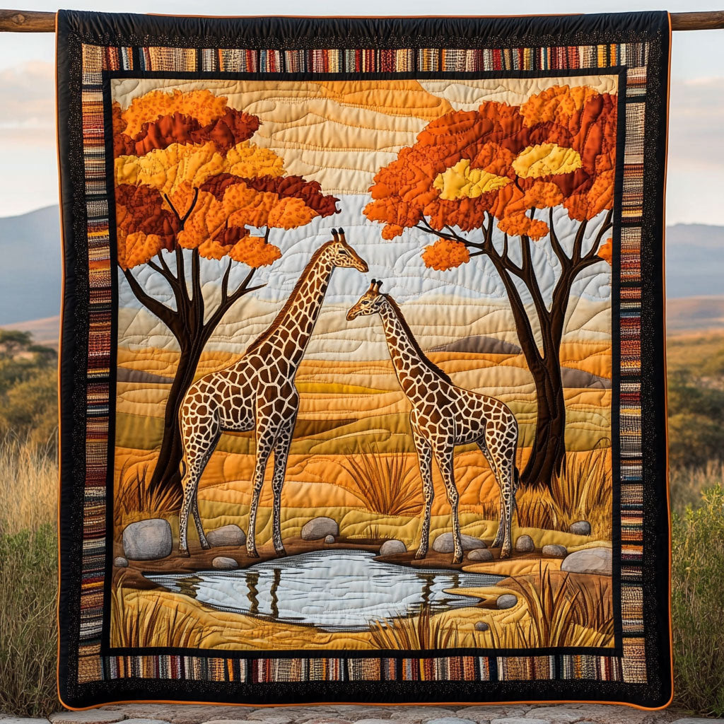 Dusk In Africa WY1808014CL Quilt