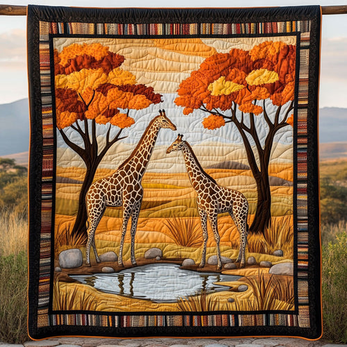 Dusk In Africa WY1808014CL Quilt