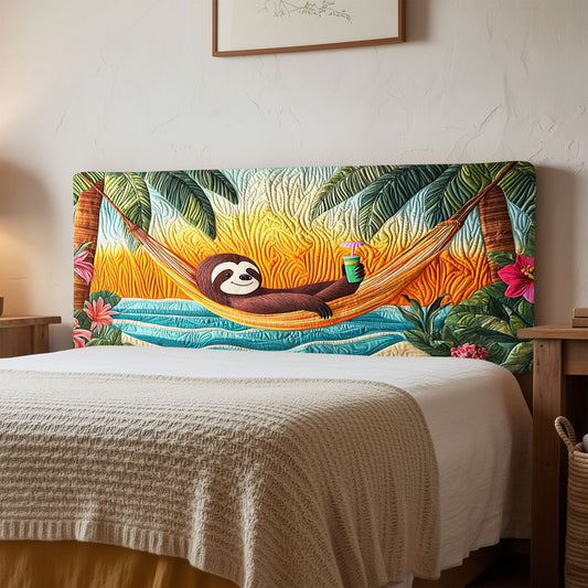 Chilling Sloth QA1712013CL Quilted Headboard Slipcover