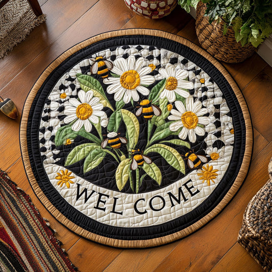 Daisy Bee WY3004026CL Quilted Round Mat
