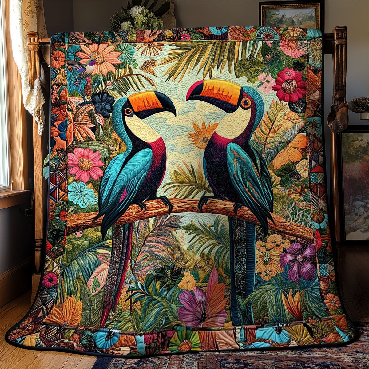 Wild Toucan Romance WN0511012CL Quilt