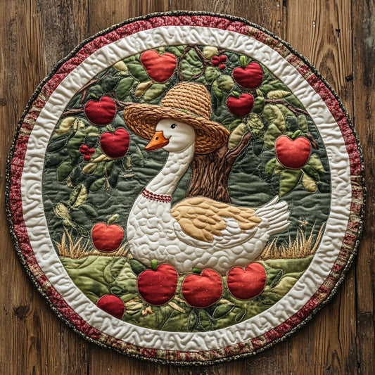 Apple Charm CP0606028CL Quilted Round Mat