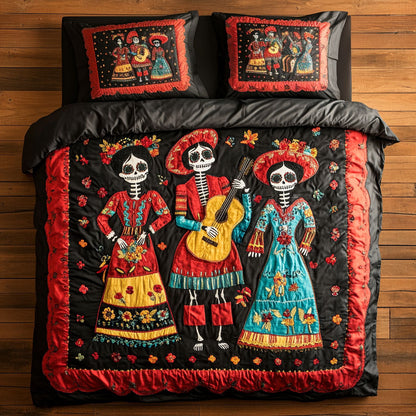 Skeleton Masquerade WN0608078CL Duvet Cover Set